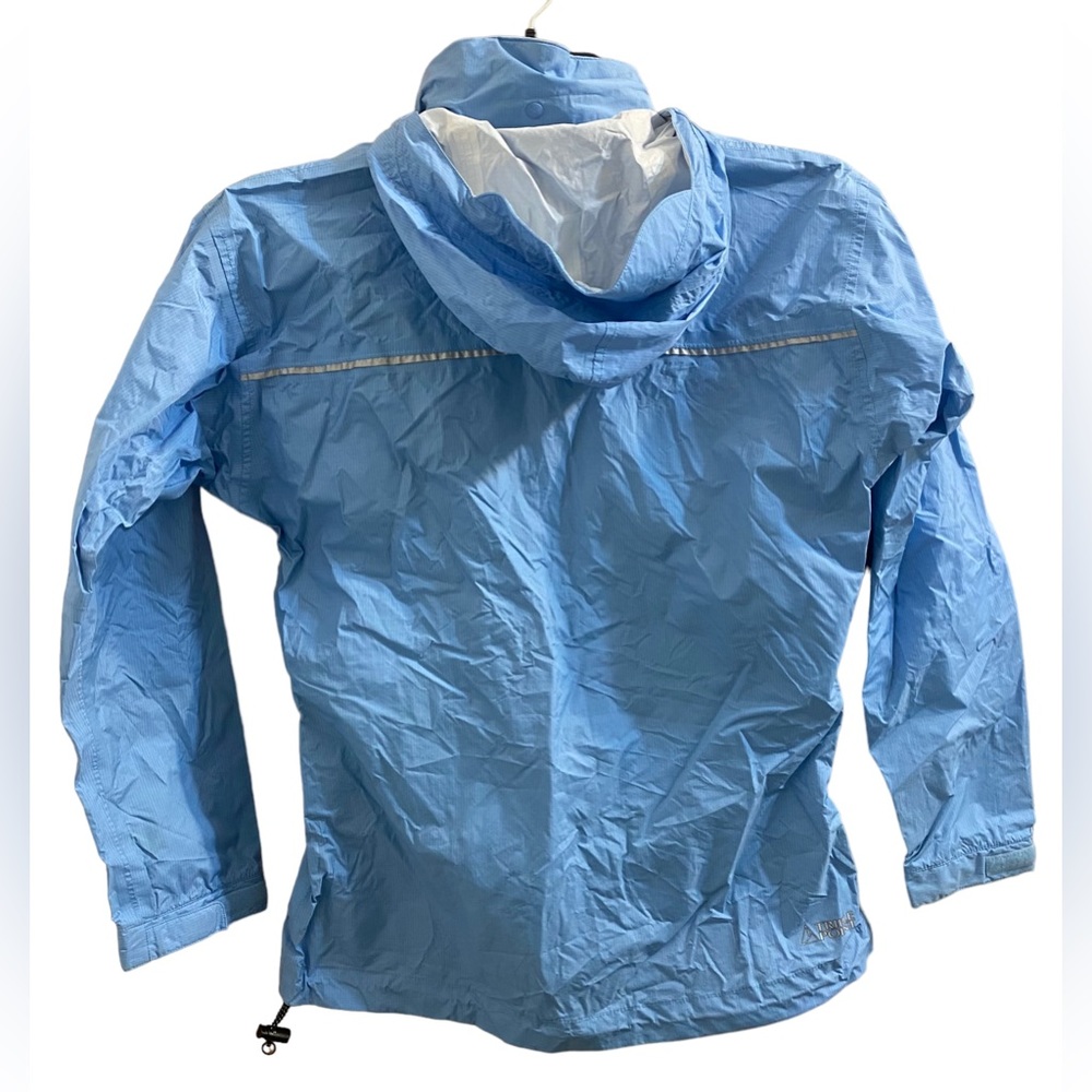 Lowe Alpine Womens Rain Jacket with Hood Light Blue Size Small - Picture 2 of 4